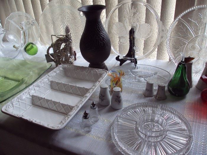 Glass and Serving Trays