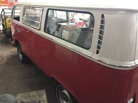 Beautiful 1972 Cherry Red Volkswagen Bus