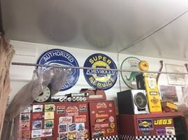 Chevrolet Ford signs