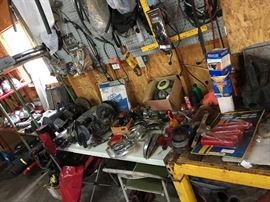 Tools and car parts