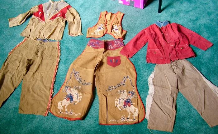 Vintage Hopalong Cassidy/other Childs Western riding outfits