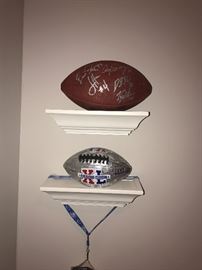 SIGNED AUTOGRAPHED FOOTBALL