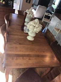 SAWMILL FURNITURE-LARGE WOODEN DINING TABLE WITH CHAIRS