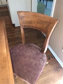 SAWMILL FURNITURE-LARGE WOODEN DINING TABLE WITH CHAIRS