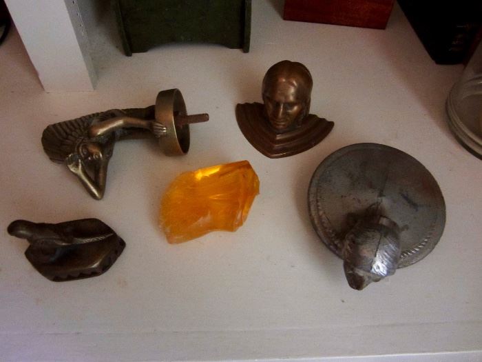 Collection of hood ornaments