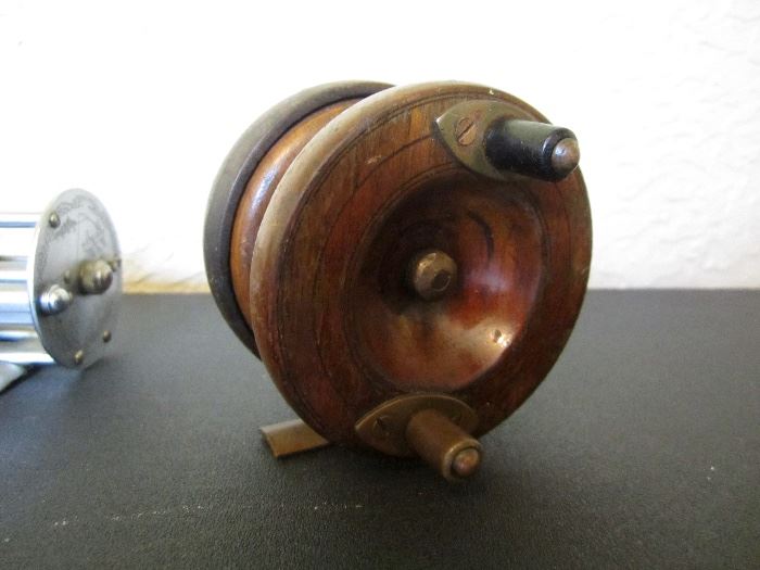 Antique wooden reel