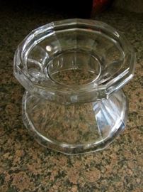 Heisey glass punch bowl base - can be used for fruit storage 
