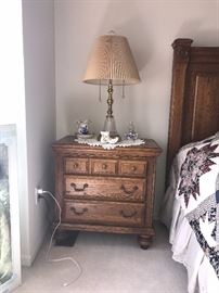 ATHENS OAK NIGHTSTANDS