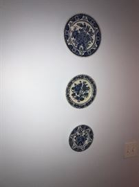 HUGE COLLECTION OF BLUE POTTERY INCLUDING DELFT BLUE POTTERY , ROYAL DELFT, BLUE DANUBE POTTERY