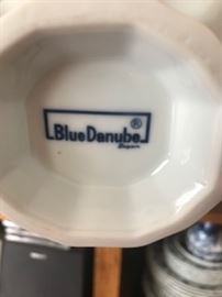 HUGE COLLECTION OF BLUE POTTERY INCLUDING DELFT BLUE POTTERY , ROYAL DELFT, BLUE DANUBE POTTERY