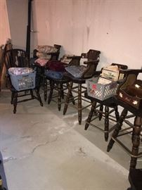 LOTS OF WOODEN CHAIRS
