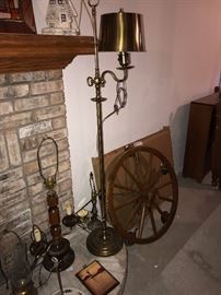 TONS OF TABLE LAMPS, FLOOR LAMPS AND CHANDELIERS