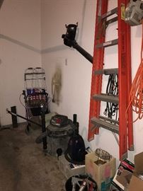 TOOLS, LADDERS, SHOPVAC AND MORE