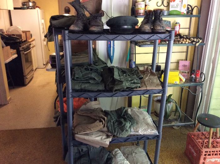 Army uniforms and clothing