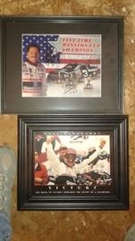 Signed Bill Elliot and Dale Earnhardt