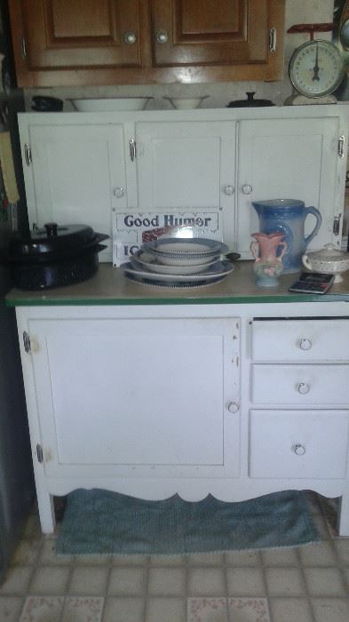 vintage hoosier kitchen cabinet