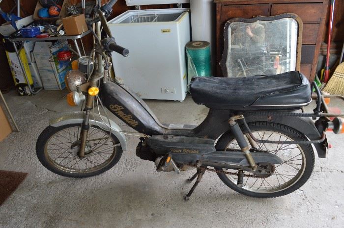 1970s' vintage Indian Moped- runs...