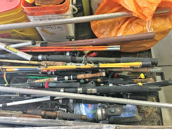 TONS of Fishing Equipment & Reels!