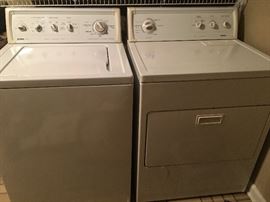 Kenmore washer and dryer