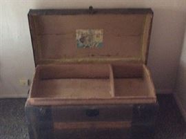 Antique dome trunk 