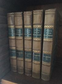 Antique 19th century books