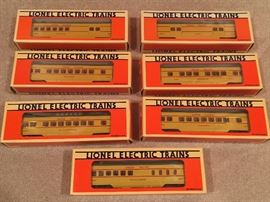 Lionel O Guage 50th Anniversay collection, several new in the box pieces
