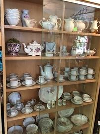 Large Collection of Tea Sets, 
Restaurant Ware, China, etc.