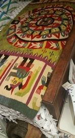 Handwoven Wool Blanket - very old