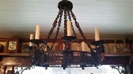 Vintage Iron Chandelier