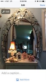 Gorgeous Oval Venetian Mirror