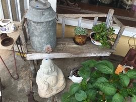 Lots of Plants and Rustic Items