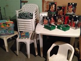 Patio Furniture, Christmas Village