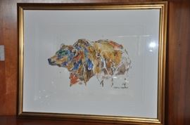 "Blue Nosed Bear" by Carol Hagen 77/100