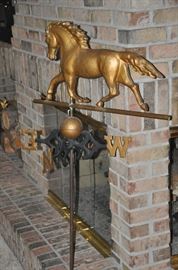 Antique Horse Weather Vane.  45"H x 27"W
