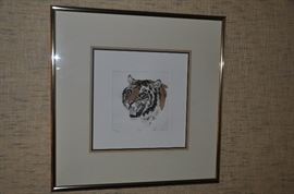 "Tiger" by Paul  37/150.  18" x 18"