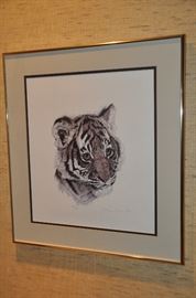 "Baby Tiger" 612/750.  overall 21" x 23"