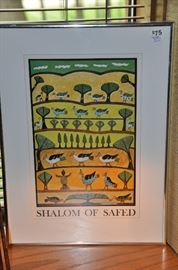 Shalom of Safed framed print