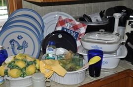 Whimsy M.A Hadley dinner plates, corning cookware and other great pieces