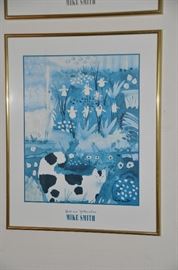 Framed Mike Smith poster