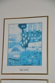 Another framed Mike Smith poster