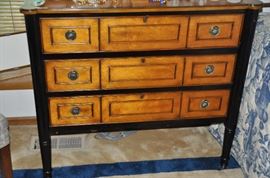 Fabulous three drawer chest by Accents Beyond.  37"W x 33"H x 17"D