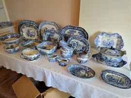 Transferware including Spode, Wedgewood
