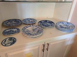 Transferware including Spode, Wedgewood
