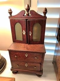 Miniature breakfront cabinet