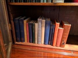 Assorted vintage and antique books