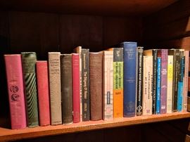 Assorted vintage and antique books
