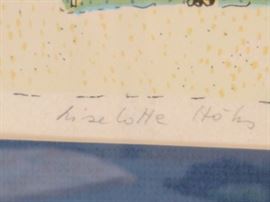 Liselotte Hohs Serigraph