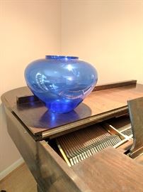 Blue Glass Vase
