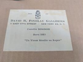 Camille Bombois Painting