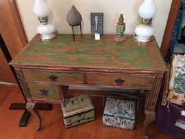 Repainted desk